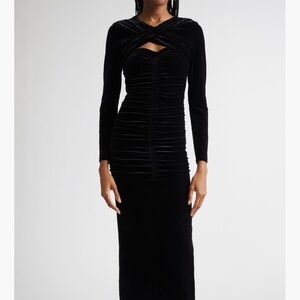 Reiss Black Long Sleeve Dress